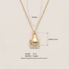 Foldable necklace