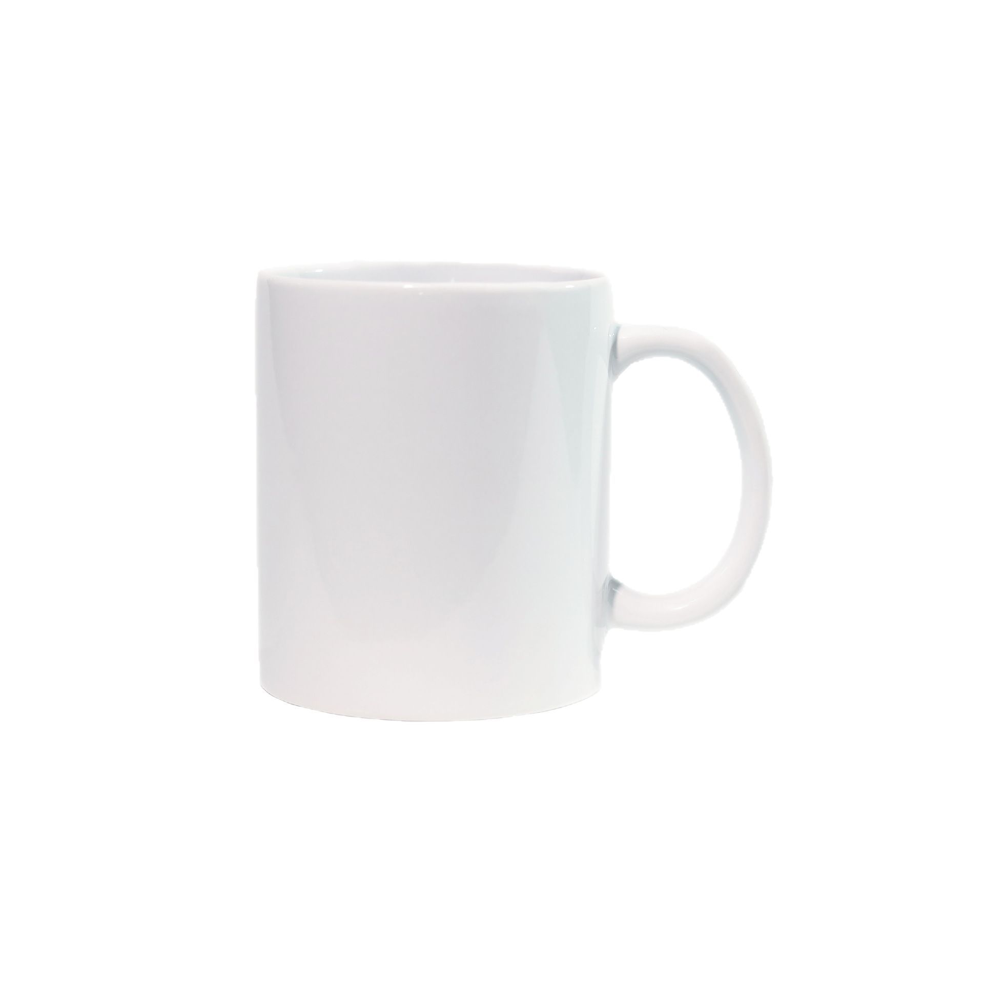 Taza de cerámica blanca para sublimación, taza de agua para oficina y hogar, taza de cerámica