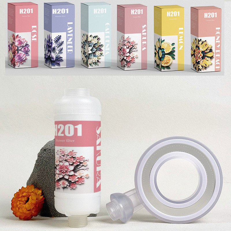 玫瑰薰衣草栀子花柠檬水蜜桃香氛香薰淋浴沐浴洗澡花洒净水过滤器