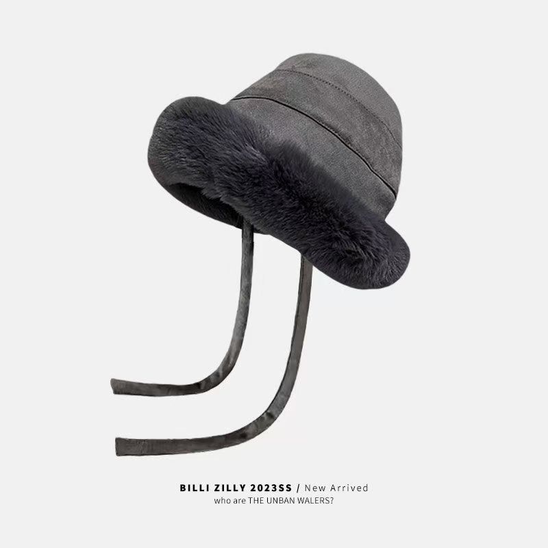 더블 로프 몽골리안 모자 [그레이]