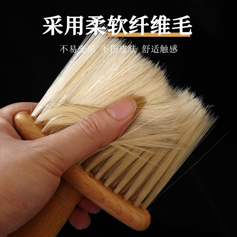 工場直送のブナ材ハンドル付きヘアブラシ、毛先を磨き上げる繊維を使用し、快適で多機能なクリーニング、平底の毛ブラシで髪を保護します。|undefined