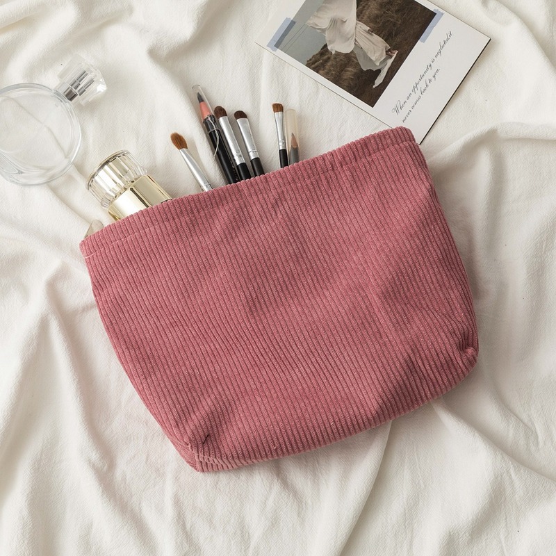 Etsy個性化刺繍コーデュロイ化粧バッグ携帯洗面バッグ大容量メイク直し小銭携帯バッグ|undefined
