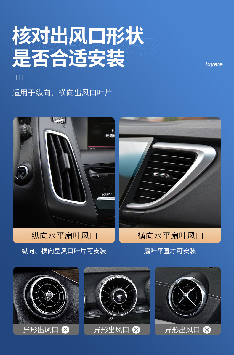 Car Air Conditioning Vent Cup Holder, Car Ashtray, Multifunctional Fixed Hanging Cup Holder Accessories