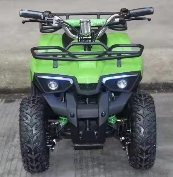 Little Warrior Atv, Electric Start 49Cc All-Terrain Four-Wheel Atv for Children's Park Entertainment and Rental Use