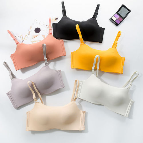 Summer cloud-like tube top bra for women without rims, anti-exposure, breathable, chest-wrapped, traceless push-up adjustable bra