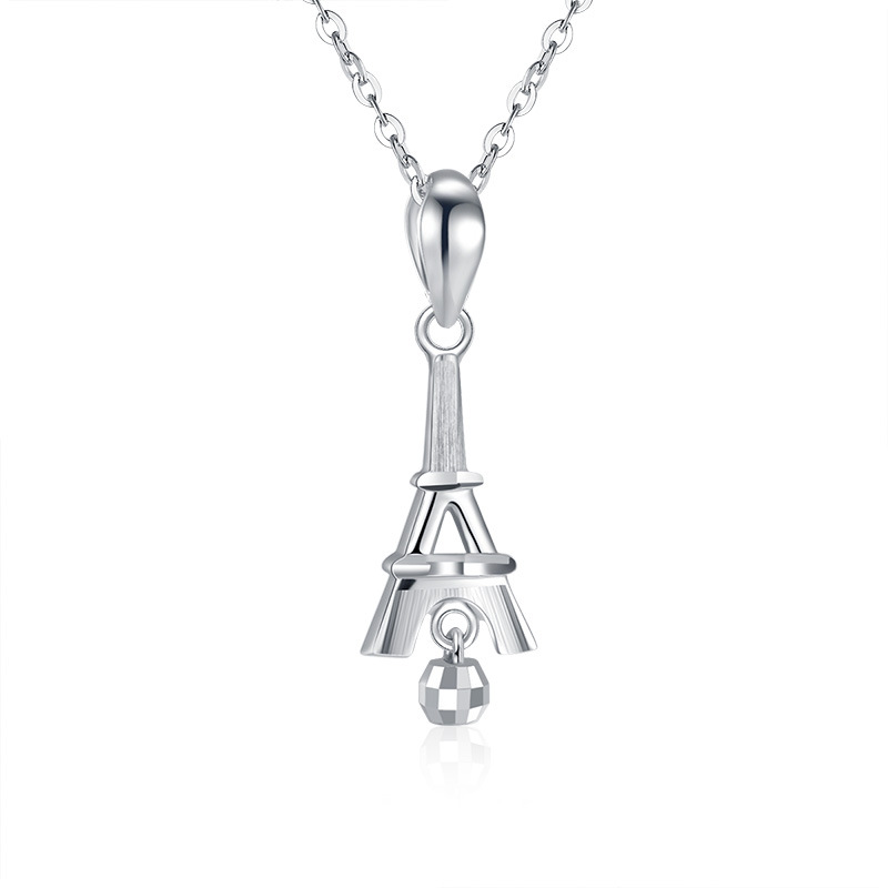 铂金pt999吊坠铁塔