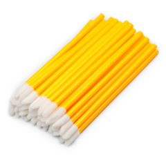 Single-use lip brush sticks 50-count bagged colored lip gloss brushes portable hollow rod single-use lip brush lipstick brush