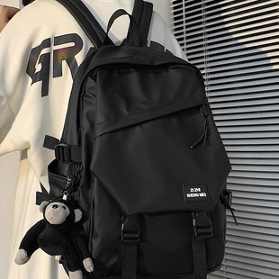 Backpack Men's Simple and Versatile Large-Capacity Computer Travel Backpack Female Junior High School Student High School College Student Lightweight School Bag
