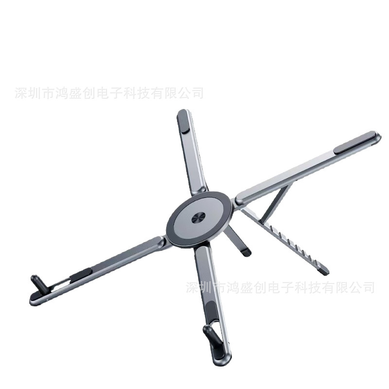 Tipo X aleación de aluminio giratoria plegable multifunción 3 en 1 portátil tablet soporte de teléfono móvil universal