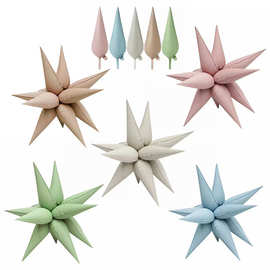 跨境新款20寸哑光单根水滴磨爆炸星生日派对背景装饰布置用品批发