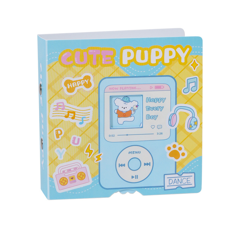 Creativo y lindo, un libro de tarjetas de cuadrícula de palacio, mini almacenamiento portátil, álbum de fotos Polaroid Star