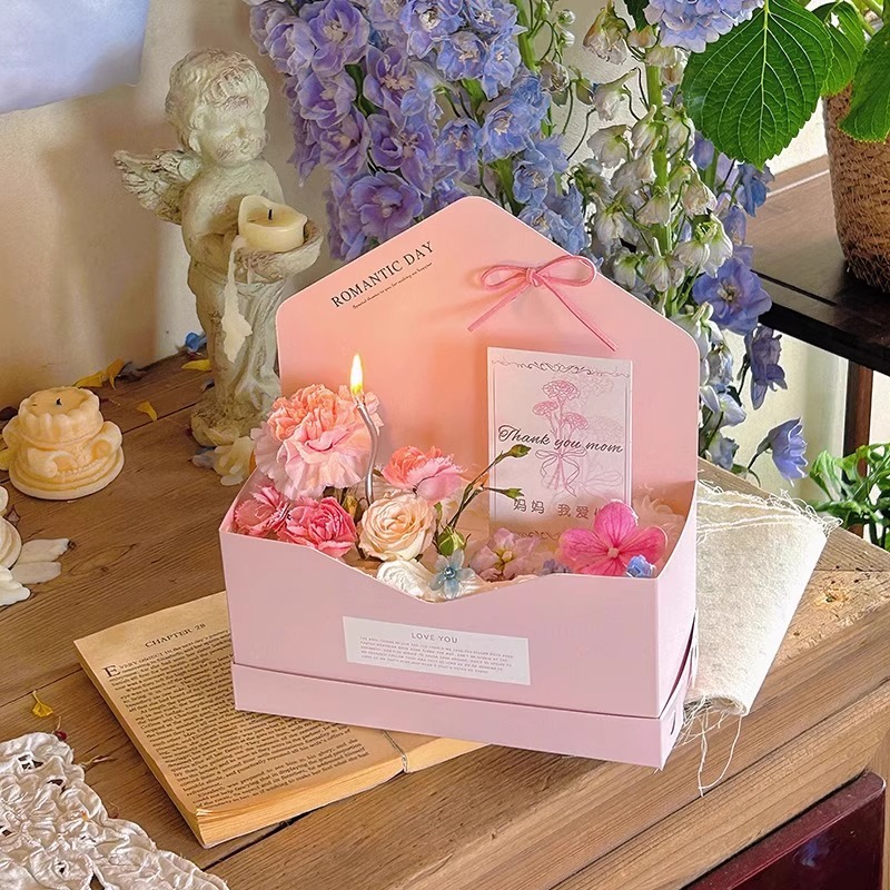 Xu Xiaobao mismo párrafo sobre del día de la madre caja de pastel caja de postres 520 lover caja de pastel accesorios decorativos para hornear