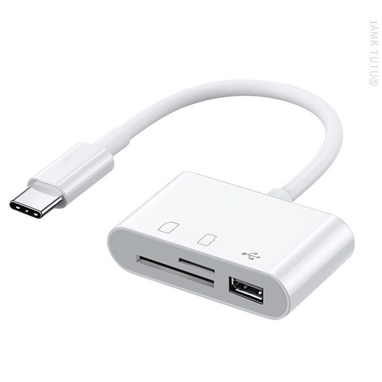 手机可直接下载删除U盘TFSD相机type-c多功能读卡器内存卡通用