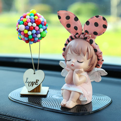Car Ornament New Cute Angel Anne Car Interior Decorative Accessories Creative Car Accessories Collection Seasonal New Arrival