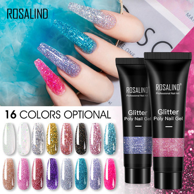 Rosalind new extension Manicure Kit 3 crystal permeable nail polish phototherapy gel gel