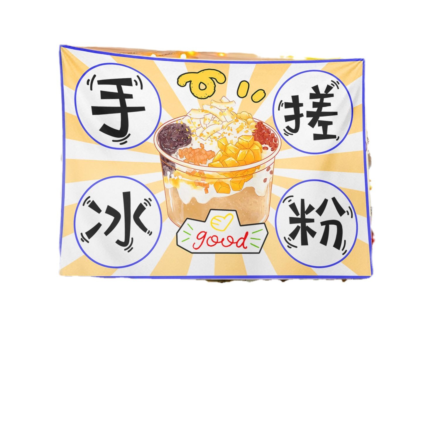 Polvo de hielo hecho a mano