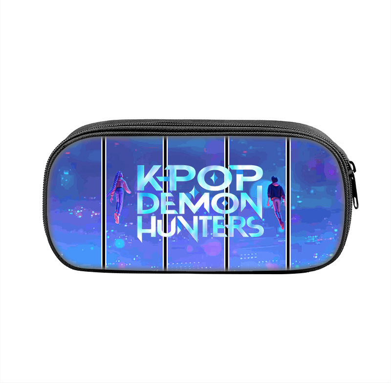 批发猎魔女团笔袋 KPop Demon Hunters学生儿童文具盒收纳袋铅笔|undefined