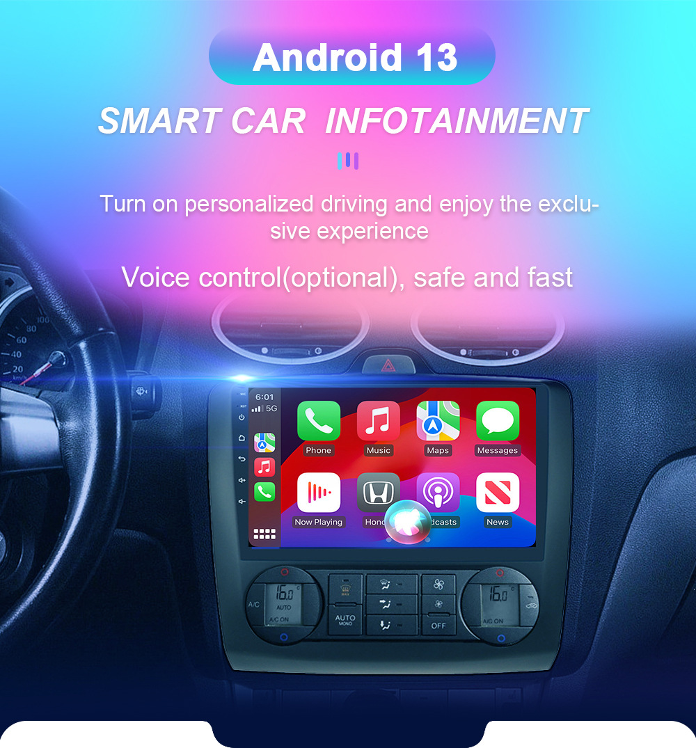 9-inch Ford is suitable for 04-11 Focus Android large screen automatic car intelligent GPS navigation all-in-one