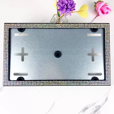 license plate frame supply European diamond – License plate holder/license plate holder - ab-color