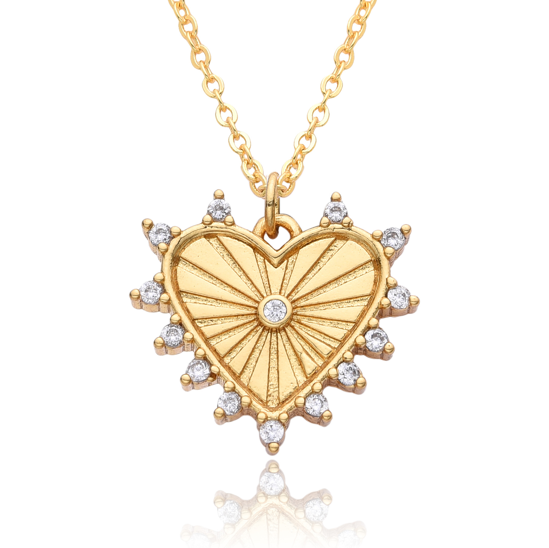 12g Weight Copper Pendant Material Zircon Inlay Material Pendant Necklace Classification Copper Chain Material 1 Piece Quantity Holiday, Daily Occasion Copper Material Heart Shape Pattern Women's Gender Inlay Design Simple Style Style Copper Inlay Heart Shape Zircon Pendant Necklace 11
