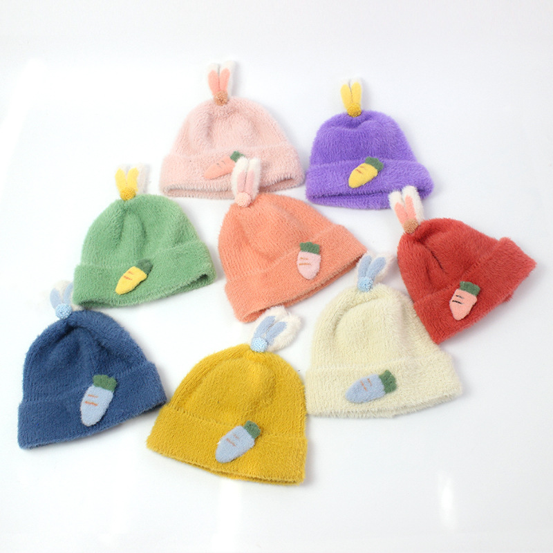 Demi-season children's waterproof cartoon windproof keep warm hat…
