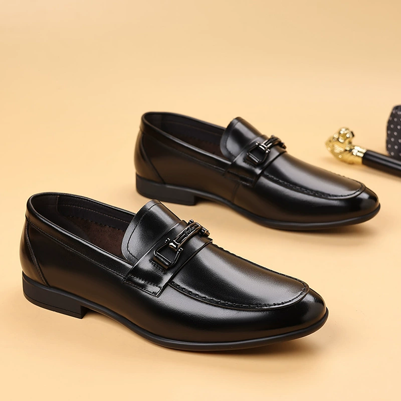 Новая мужская кожаная обувь легкая и роскошная мужская обувь высокого класса