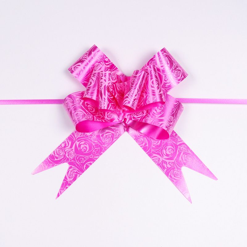 Spot al por mayor 50 # dibujo de flores impresa en color arco de rosa patrón de boda artículos de decoración de automóviles de boda dibujo de flores