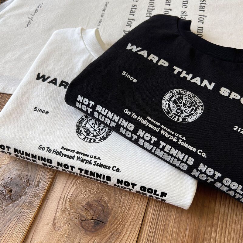 【現物】日系中古小衆潮童春秋綿質アルファベット長袖tシャツ上着|undefined