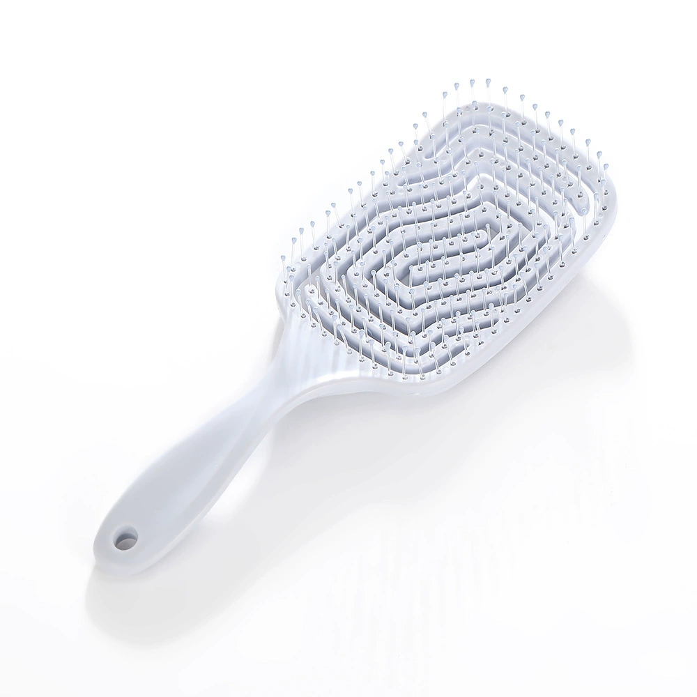 Интернет-знаменитость новое высокое черепом топ пушистый полый гребень масло-голова стиль прядь гребень бытовой квадратный массажный гребень