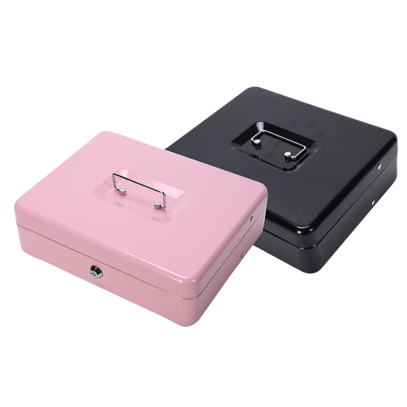Caja registradora metálica con llave, ideal para tiendas, supermercados y centros comerciales. image 6
