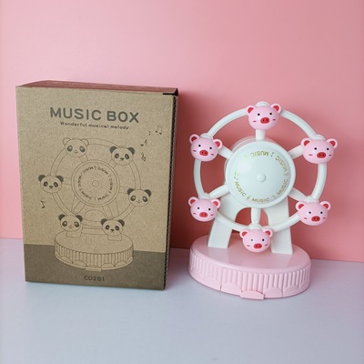 rotate Ferris Wheel Music box lighting Valentine's Day Send his girlfriend gift Daughter exquisite originality birthday gift
