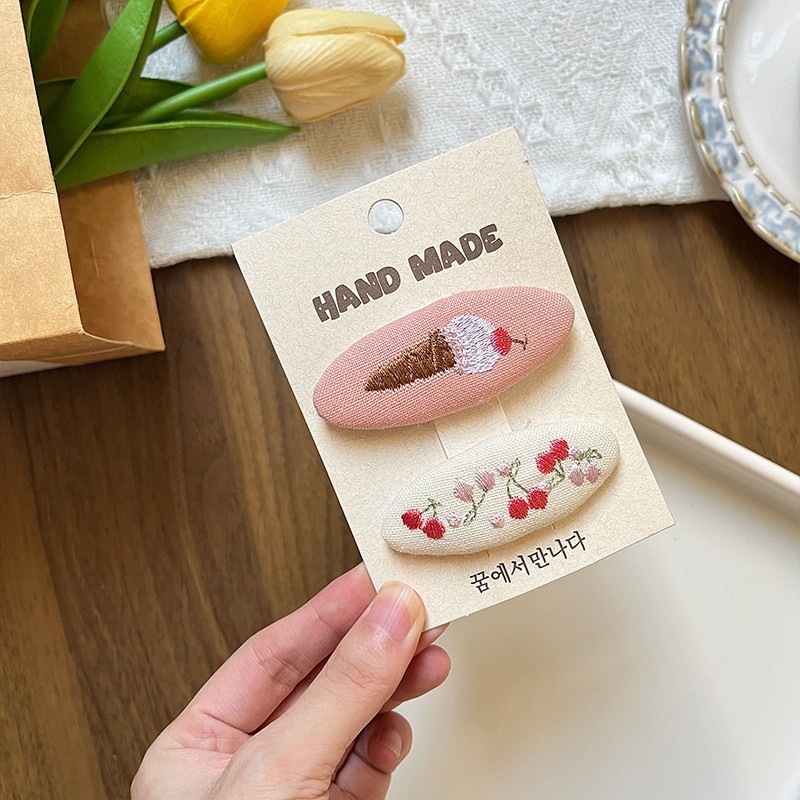 Cereza de helado blanco rosa