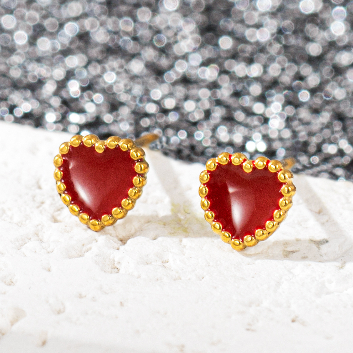 5g Weight 304 Stainless Steel Ear Needle Material 18K Gold Plated Plating Material Ear Studs Classification 1 Pair Quantity Daily Occasion Titanium Steel Material U Shape, Four Leaf Clover, Heart Shape Pattern All Seasons Season Women's Gender Elegant Style 1 Pair Elegant U Shape Four Leaf Clover Heart Shape Titanium Steel 18K Gold Plated Ear Studs 4
