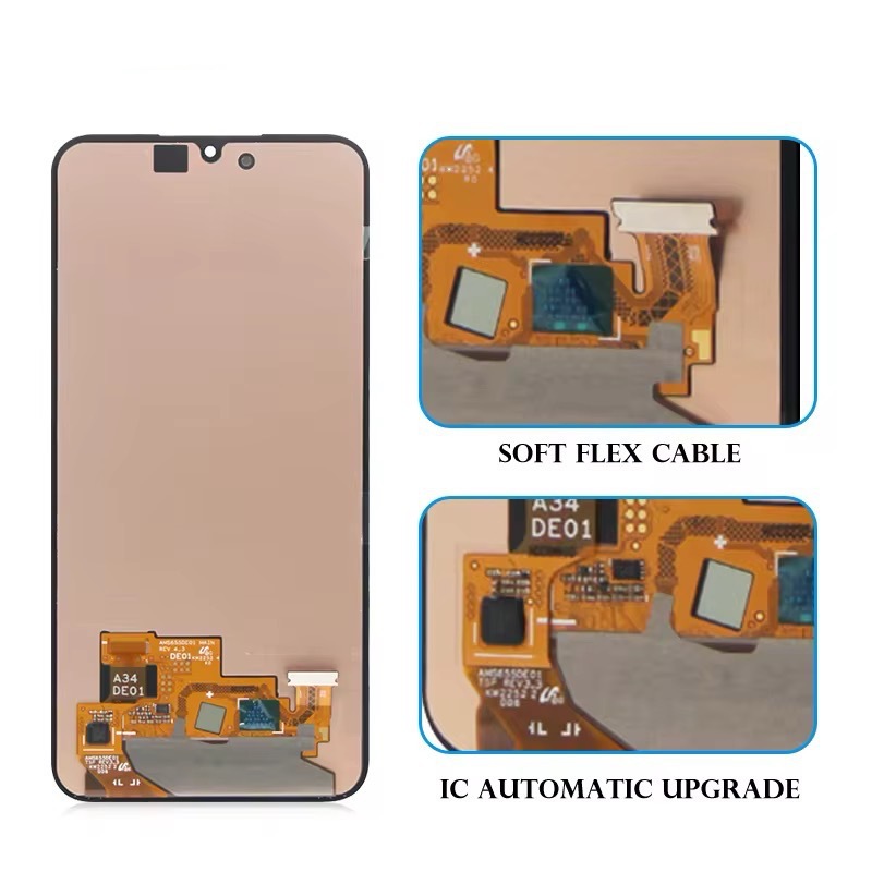 Aplicable a Samsung Galaxy A34 conjunto de pantalla de teléfono móvil A346 / 5g conjunto de pantalla LCD con marco L