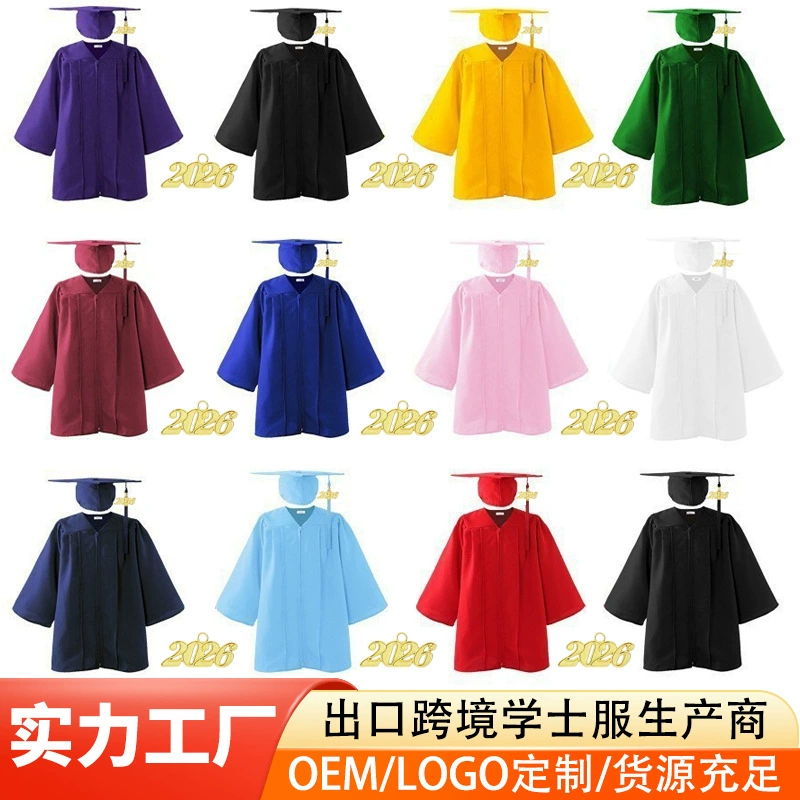 Новый стиль 2026 года: выпускное платье бакалавра, комплект для детского сада, костюм врача для начальной школы, сценический костюм, наряд для выступлений.