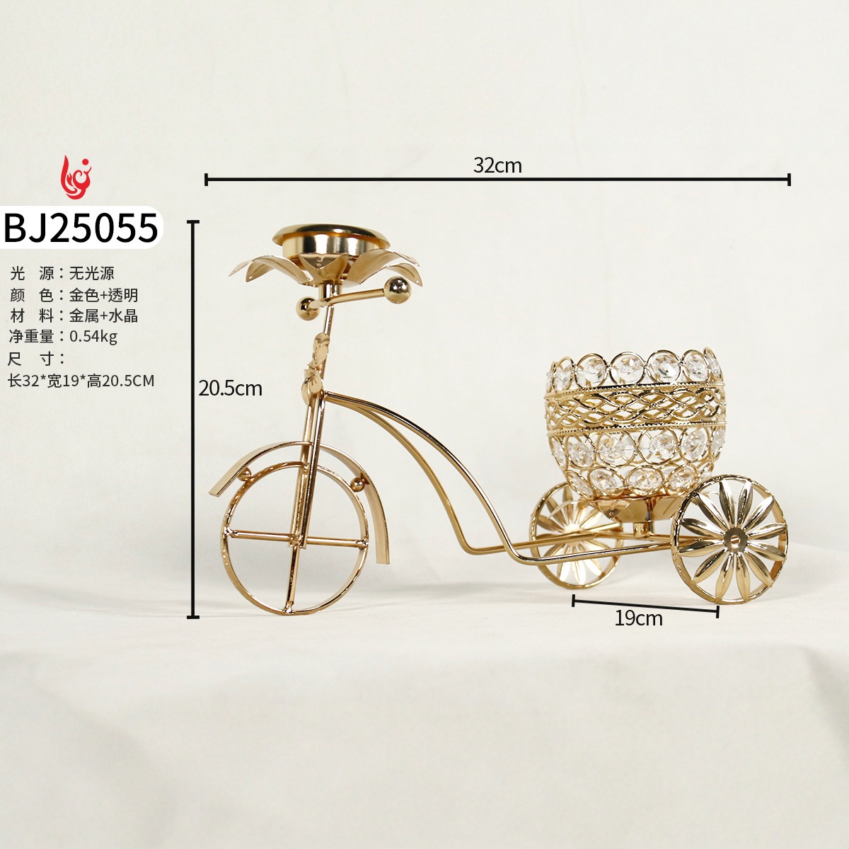 Decoración de bodas creativa, bandeja de frutas de vela moderna, mesa de vela de lujo ligera, almacenamiento de dulces de alta calidad, exquisito estilo americano.