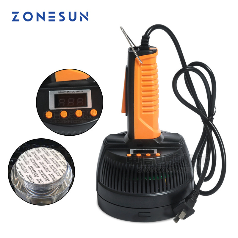ZONESUN手持电磁感应铝箔封口机 食品药瓶蜂蜜一体式铝箔封口机