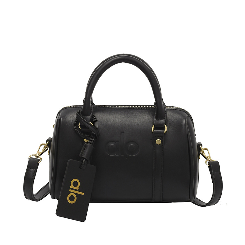 Luxury Oil Wax Leather Retro Small Bag For Women 2025 New Autumn/Winter Versatile Crossbody Boston Handbag - Thumbnail 2