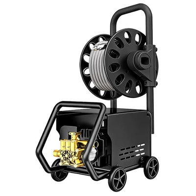 Cross-Border High-Pressure Car Washer 220V Household Car Washing Tool Portable Water Gun Car Cleaning Pump Self-Priming Dual-Purpose Cleaning Machine (Car washing machine) - high-pressure-cleaner