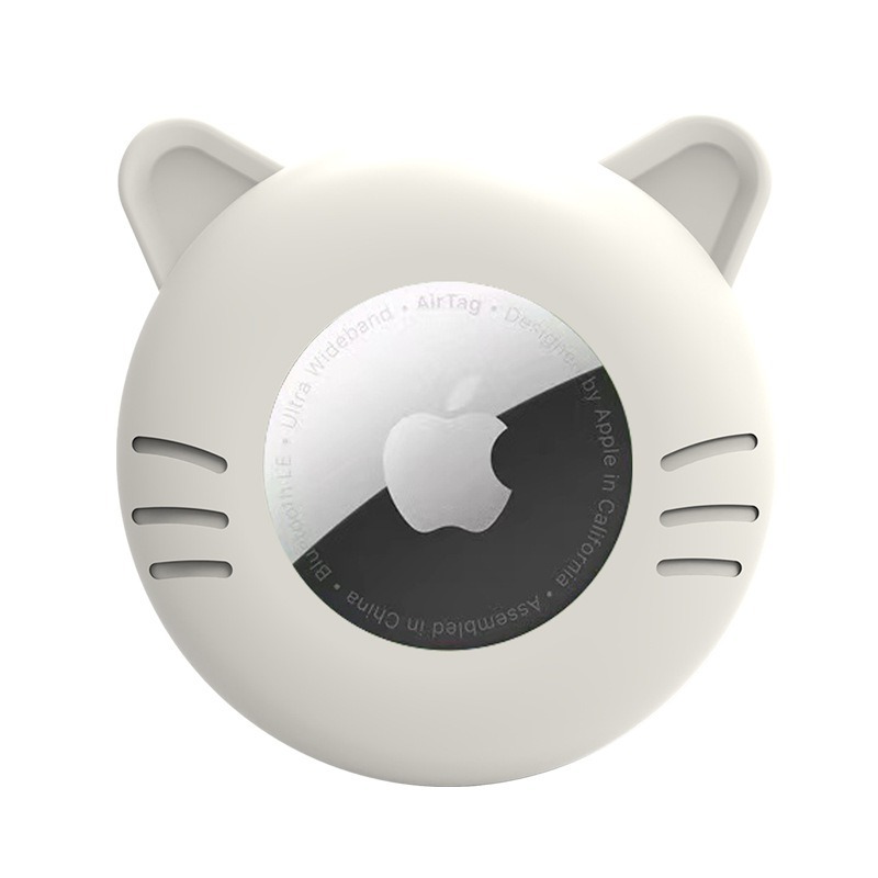 Funda protectora airtag aplicable Nuevo producto Funda protectora para rastreador de mascotas Collar para gatos con campana Funda protectora airtag