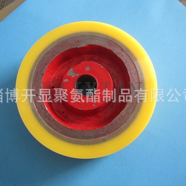 供应聚氨酯轮 叉车轮 托轮 包胶轮 铸铁聚氨酯轮