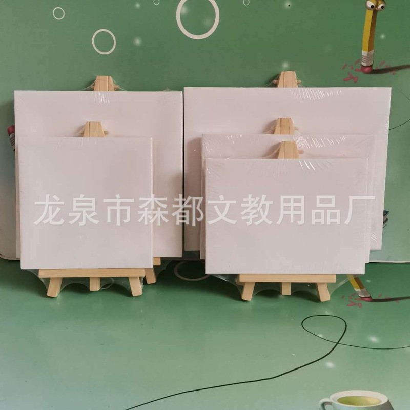 ミニ油絵の枠のデスクトップの小型のデスクトップの画架セットは折り畳み展示の画架の木製の子供の小さい画架を展示します。|undefined