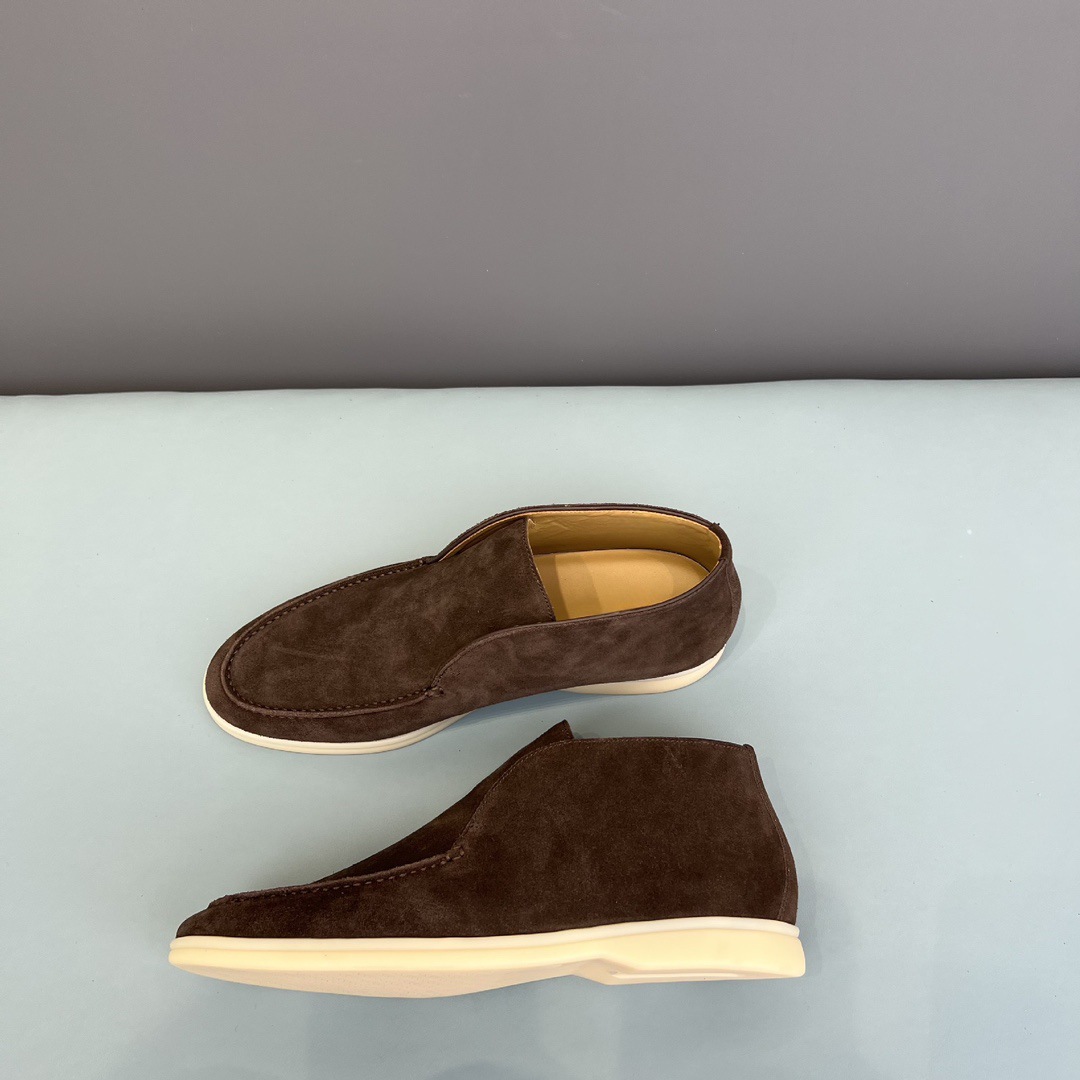 Mocasines Noyo Pianya Open Walk Zapatos casuales sin cordones de cuero genuino LP para hombre Noyo Pianya