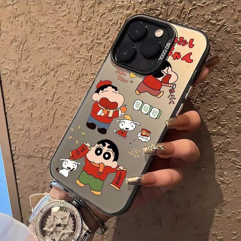 Nueva caricatura para iphone16 funda para teléfono móvil Apple 15promax/14 anti-caída 13pro/12/lindo 11