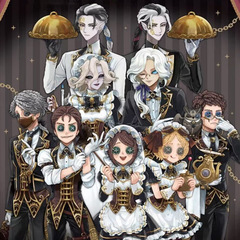 【荘園茶会】第五人格アクリル立牌バッジ庭師写真家