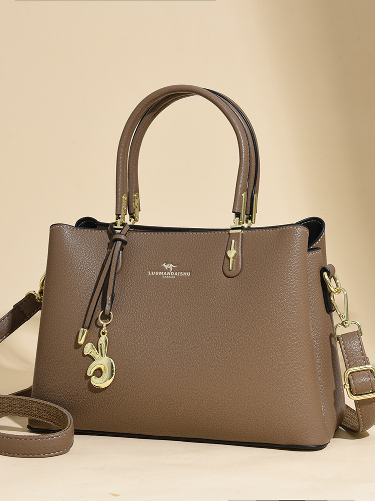 Bolsos transfronterizos de alta gama europeos y americanos, bolsos de mensajero para mujer, bolsos de mujer, bolsos de mujer de gran capacidad, madres de mediana edad, entrega de una pieza