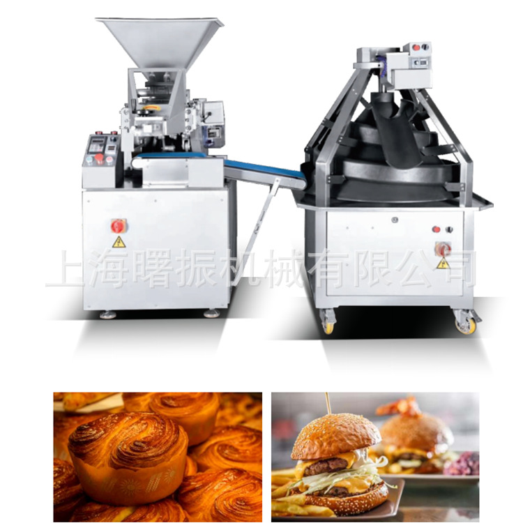 Equipo automático de porcionado continuo de pan y pasteles para la elaboración de bollos de arroz fermentados al vapor/xiaolongbao artesanales.