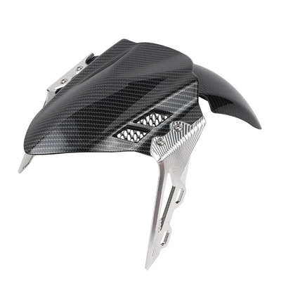 Aluminum Alloy front fender non-barwind 185 open gear modified calf No. 9 battle electric car motorcycle (Other Electric Vehicle Accessories) - silver-sets-with-screws