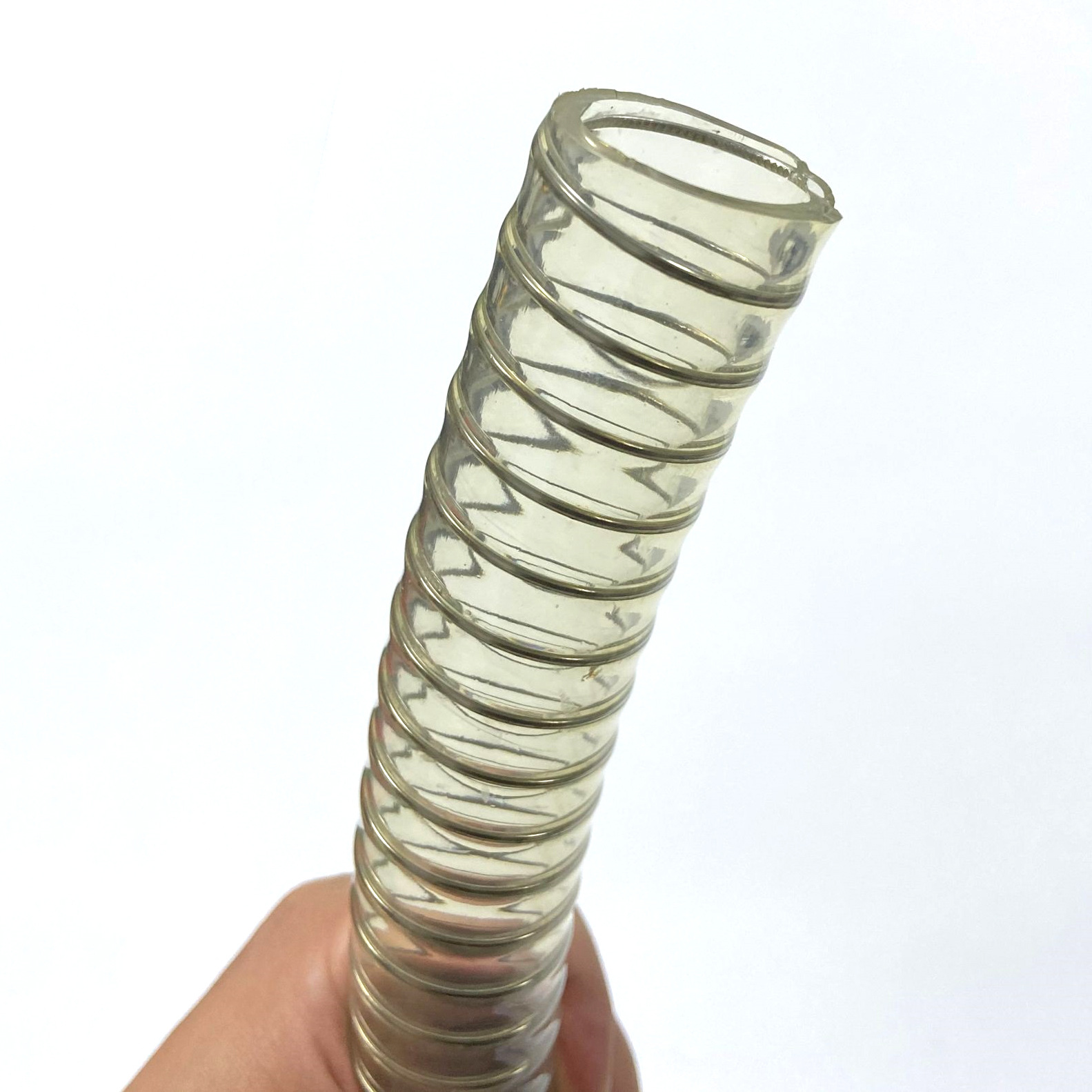 GREATFLEX卫生级PVC钢丝透明塑料软管内径50耐负压PC10