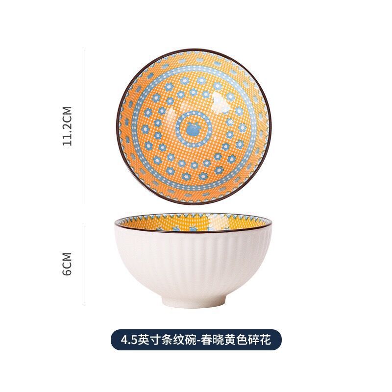 Abrir regalos de negocios de cerámica de alto valor de cara cubiertos tazones palillos plato al por mayor cajas de regalo de flores azules actividades de regalo de mano porcelana azul